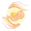 Baby care logo