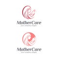 Baby care, motherhood and childbearing. Mother sign Royalty Free Stock Photo