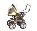 Baby carriage ( perambulator) Royalty Free Stock Photo