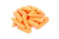 Baby carrots chef style Royalty Free Stock Photo