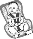 Baby in a Carseat