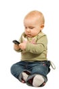 Baby with cellphone