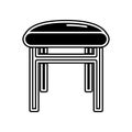 Baby chair  icon. Element of household for mobile concept and web apps icon. Glyph, flat icon for website design and development, Royalty Free Stock Photo
