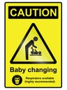 Baby Changing Hazard Sign