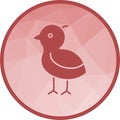 Baby Chick icon vector image. Royalty Free Stock Photo