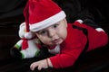 Baby Christmas Santa Royalty Free Stock Photo