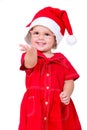 Baby Christmas Santa Royalty Free Stock Photo