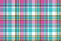 Baby color check fabric pixel texture seamless pattern Royalty Free Stock Photo