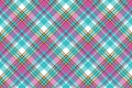 Baby color check fabric pixel texture seamless pattern Royalty Free Stock Photo