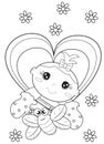 Baby coloring page