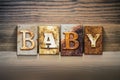 Baby Concept Letterpress Theme