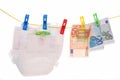 Baby costs Royalty Free Stock Photo