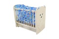 Baby cot with drawer Royalty Free Stock Photo
