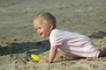 Baby crawling Royalty Free Stock Photo