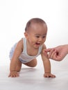 Baby Crawling Royalty Free Stock Photo