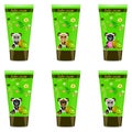 Baby cream tube with kids design