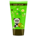 Baby cream tube with kids design