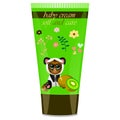 Baby cream tube with kids design