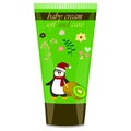 Baby cream tube with kids design