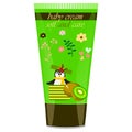 Baby cream tube with kids design