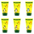 Baby cream tube with kids design