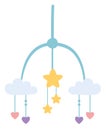 baby crib mobile Royalty Free Stock Photo