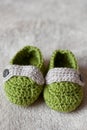 Baby crochet shoes
