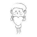 Baby cupid icon Royalty Free Stock Photo