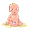 Baby, cute child, happy kid Royalty Free Stock Photo