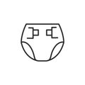 Baby Diaper Icon