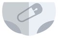 Baby diaper, icon Royalty Free Stock Photo