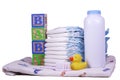 Baby Diapers Royalty Free Stock Photo