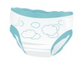 Baby diapers Royalty Free Stock Photo