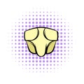 Baby diapers comics icon