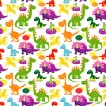 Baby dinosaurs pattern
