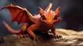 baby dragon, fantasy, dragon, fairytale, reptile, cute, mythical, creature. generative ai