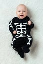 Baby dressed skeleton