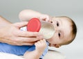 Baby Drinking Milk Royalty Free Stock Photo