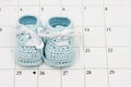 Baby Due Date Royalty Free Stock Photo