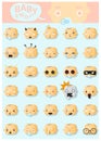 Baby emoji icons