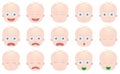 Baby emotions Royalty Free Stock Photo