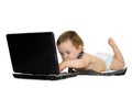 Baby executive Royalty Free Stock Photo