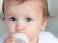 Baby face close-up Royalty Free Stock Photo