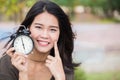 Baby face time, timeless cute asian women girl Asian Royalty Free Stock Photo