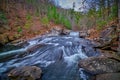 Baby Falls with Rapids on the Tellico River in the Cherokee National Forest in TN