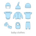 Baby fashion clothing, fashion, vector, shirt, illustration, design, wear, Royalty Free Stock Photo