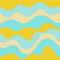 Curve lines ribbons wavy seamless pattern