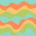 Curve lines ribbons wavy seamless pattern.