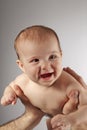 Baby in father hand Royalty Free Stock Photo