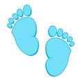 Baby feet collection Royalty Free Stock Photo